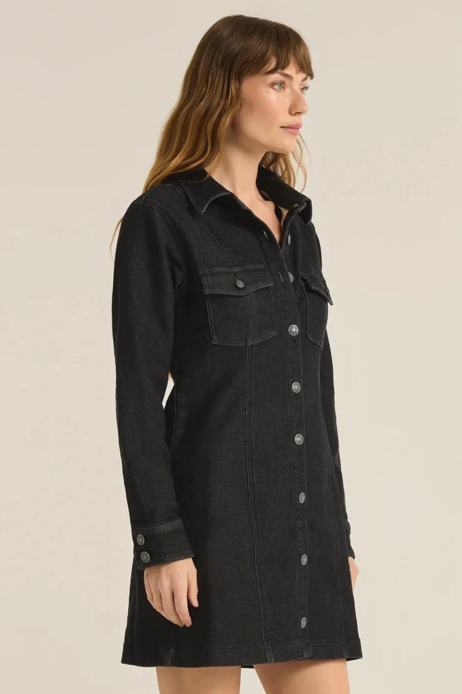Candice Knit Denim Dress - Intensery