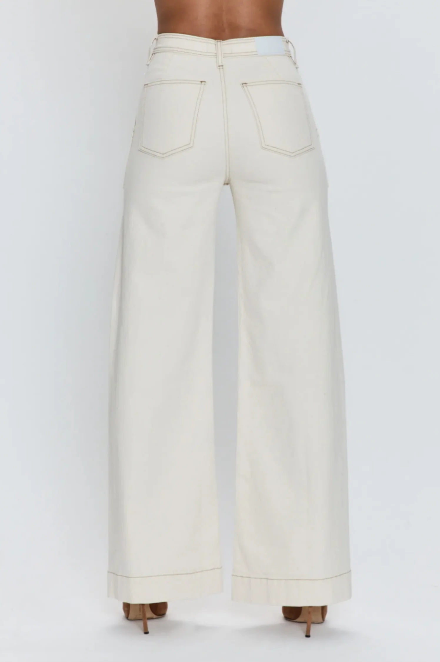 Penny Wide Leg Utility - Ecru - Intensery