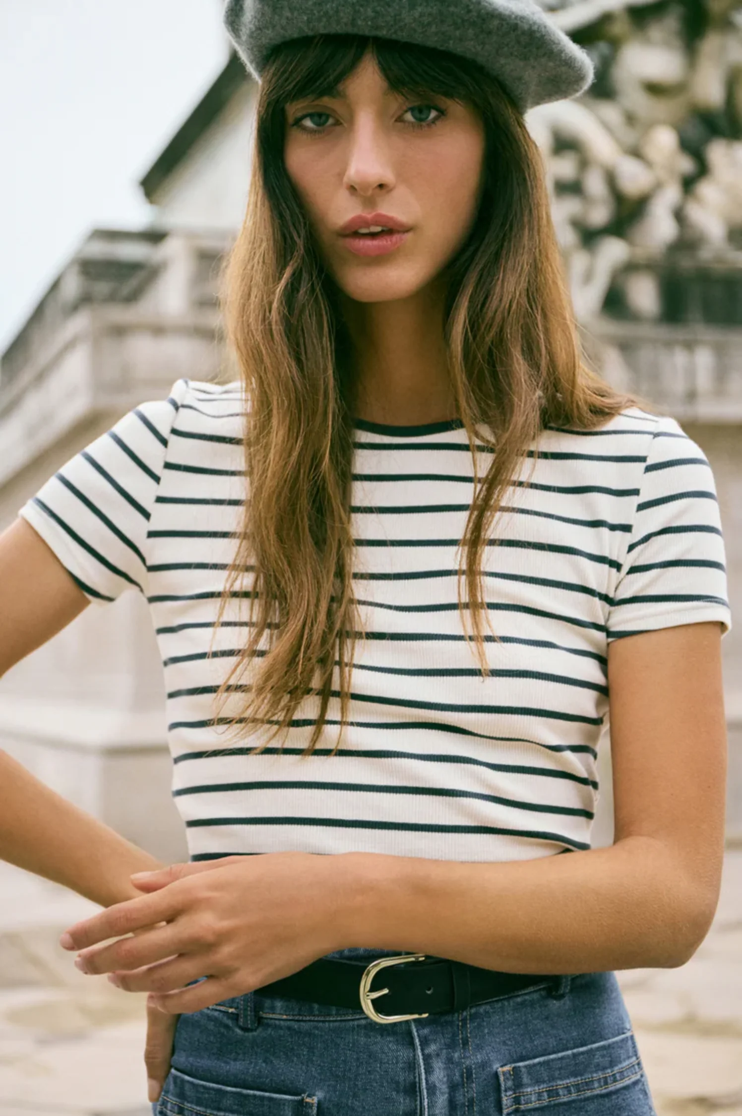 Saxton Striped Tee - Intensery