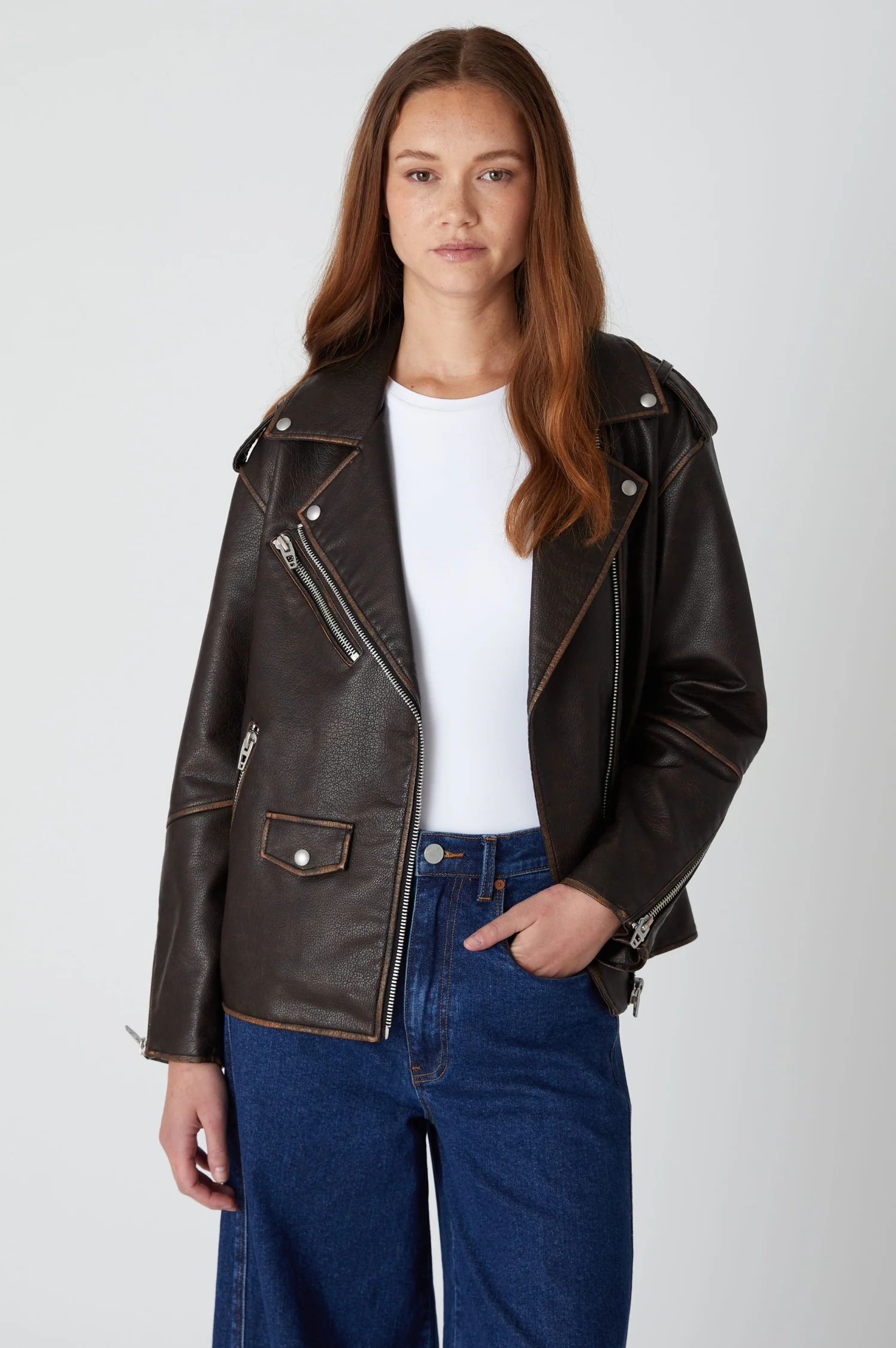Still Mine Leather Jacket - Intensery