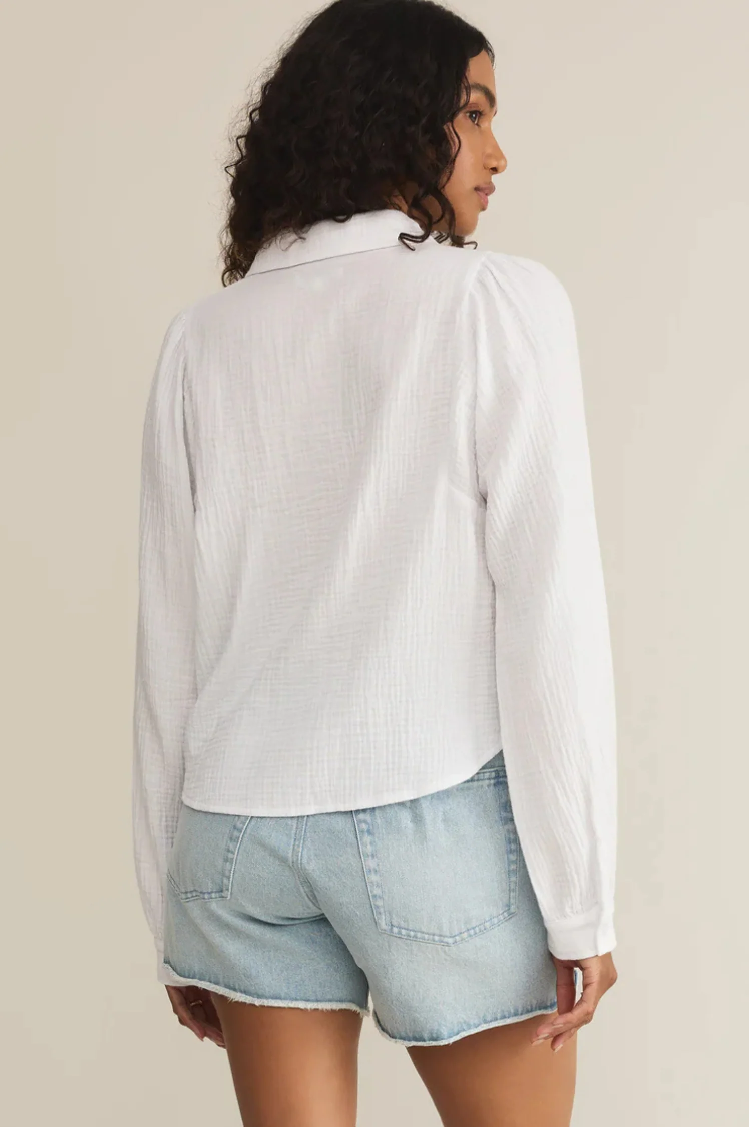 Campo Button Up Gauze Top - Intensery