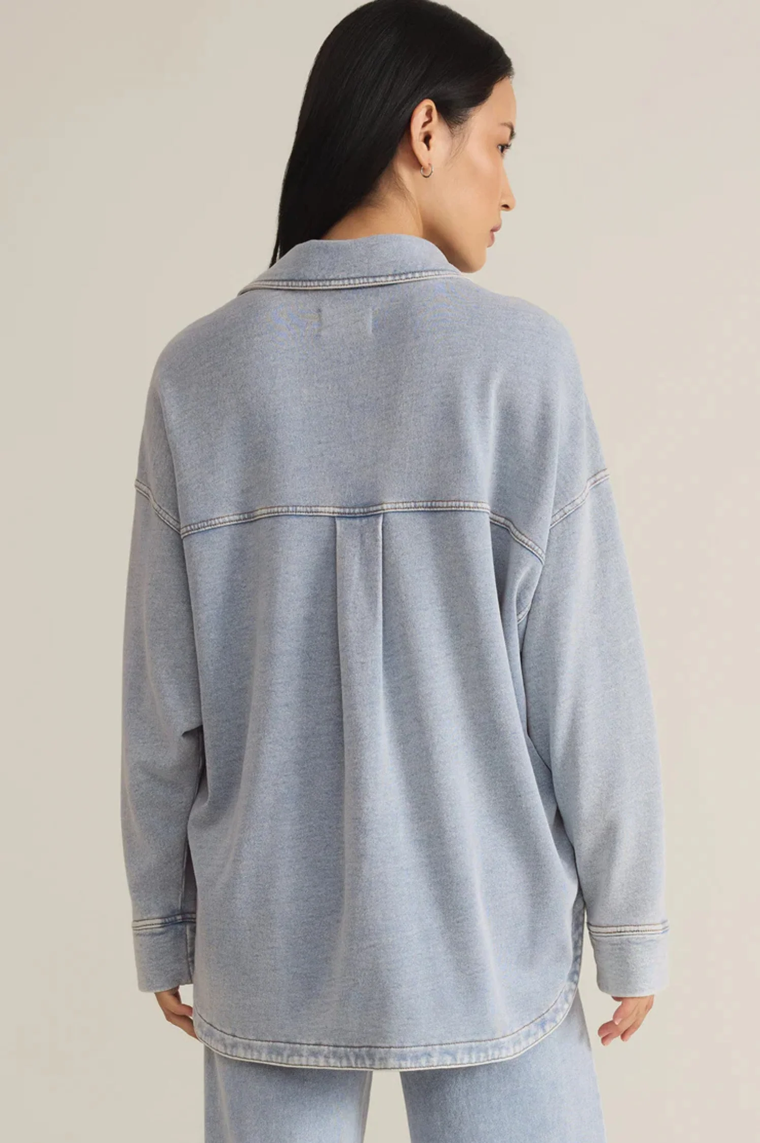 All Day Knit Denim Jacket - Intensery