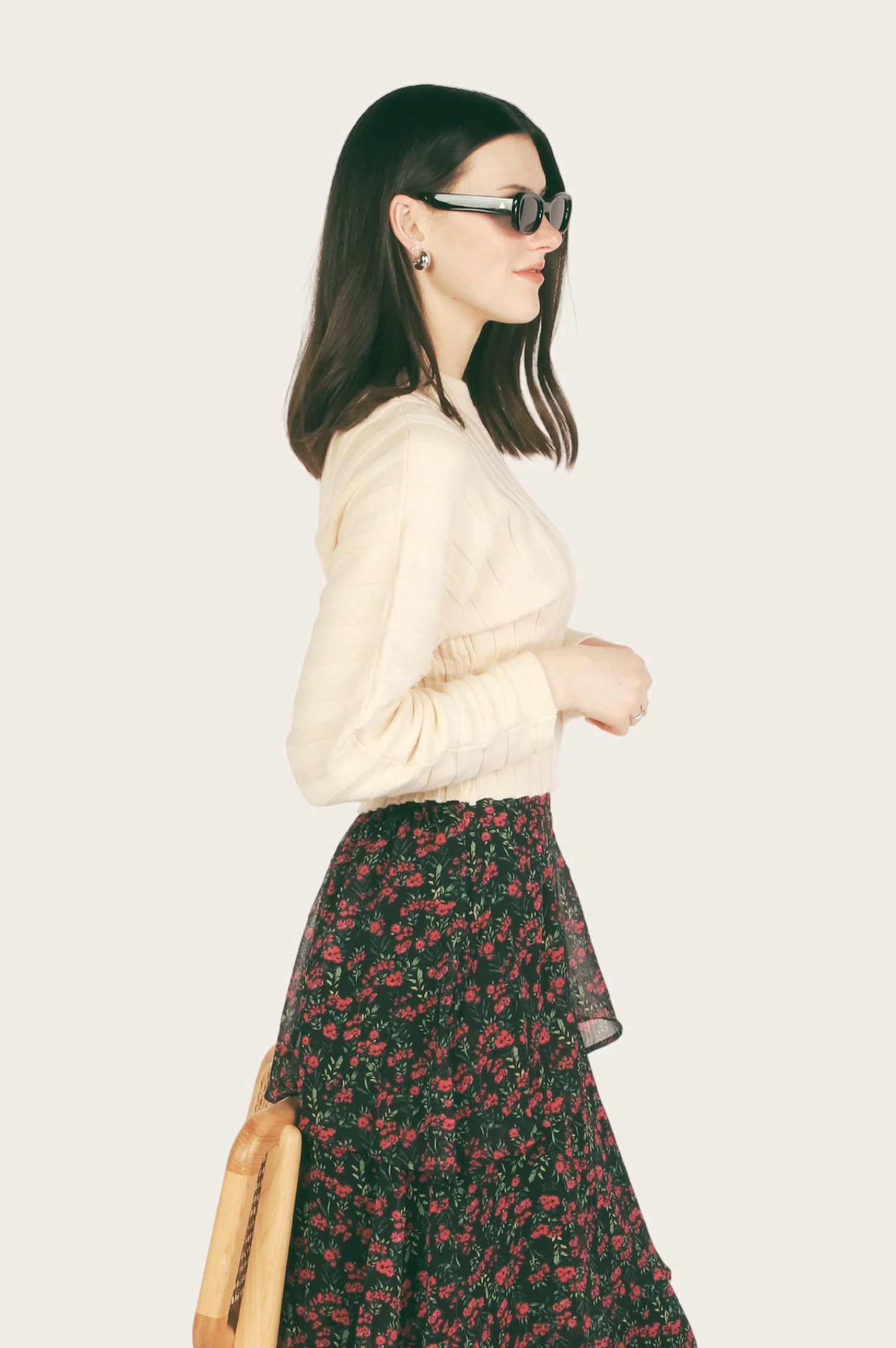 Layla Sculpted 3D Rib Sweater - Intensery