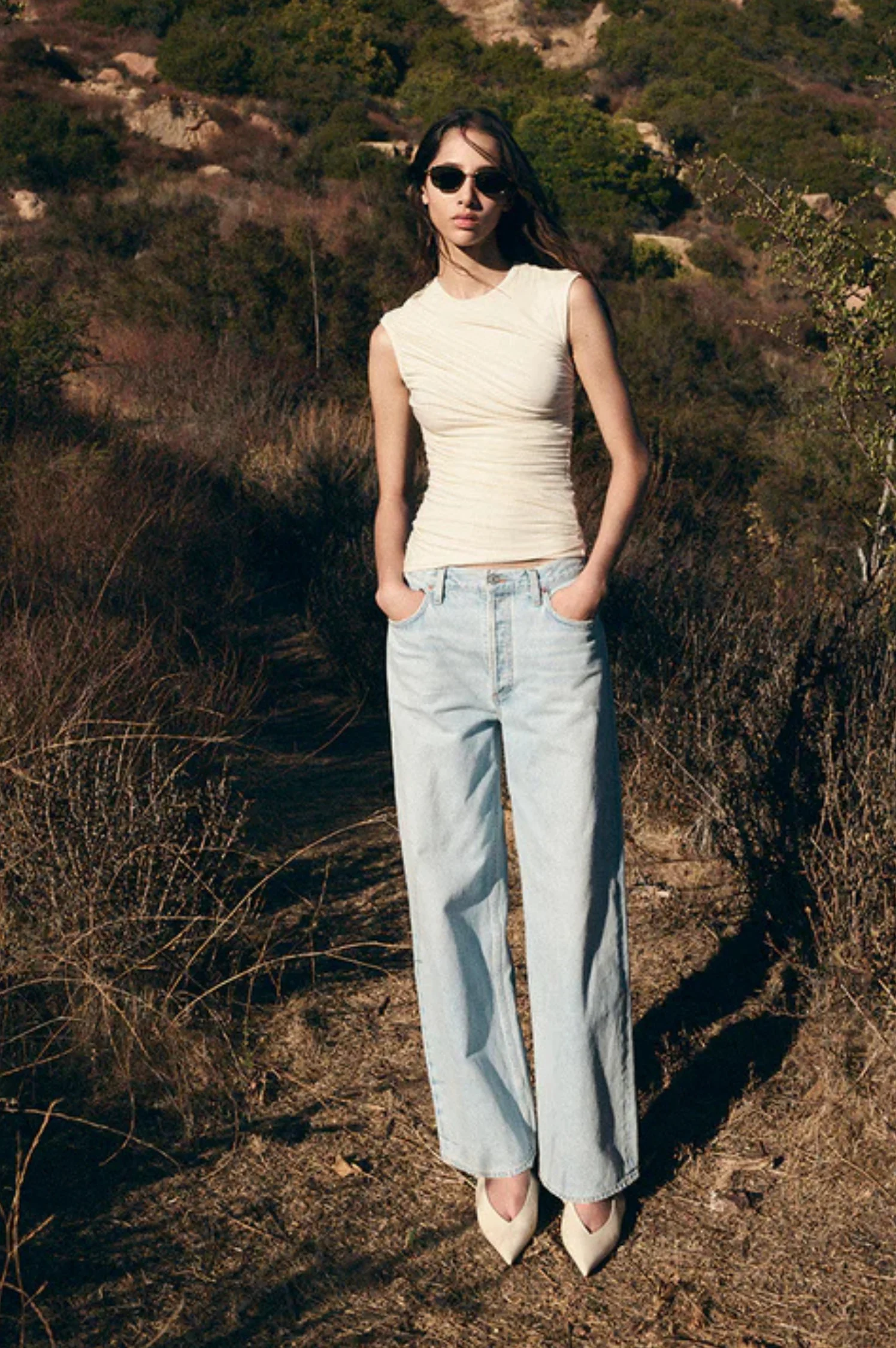 Low Slung Baggy Jean- Spark - Intensery