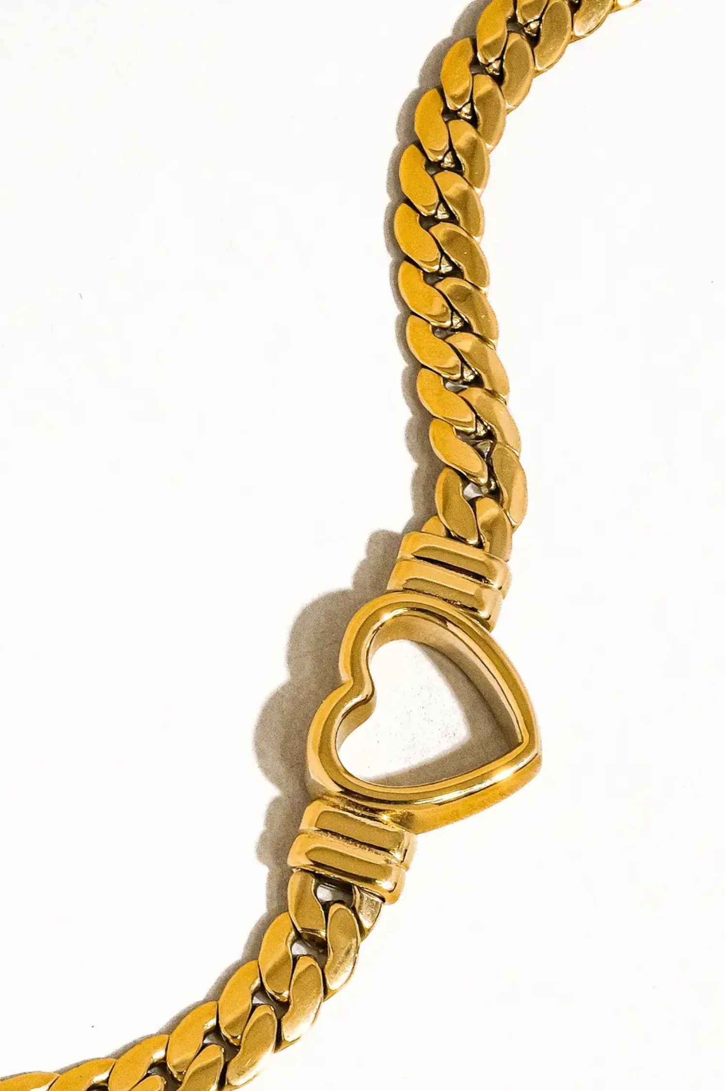 Tessa Heart Chain Bracelet - Intensery