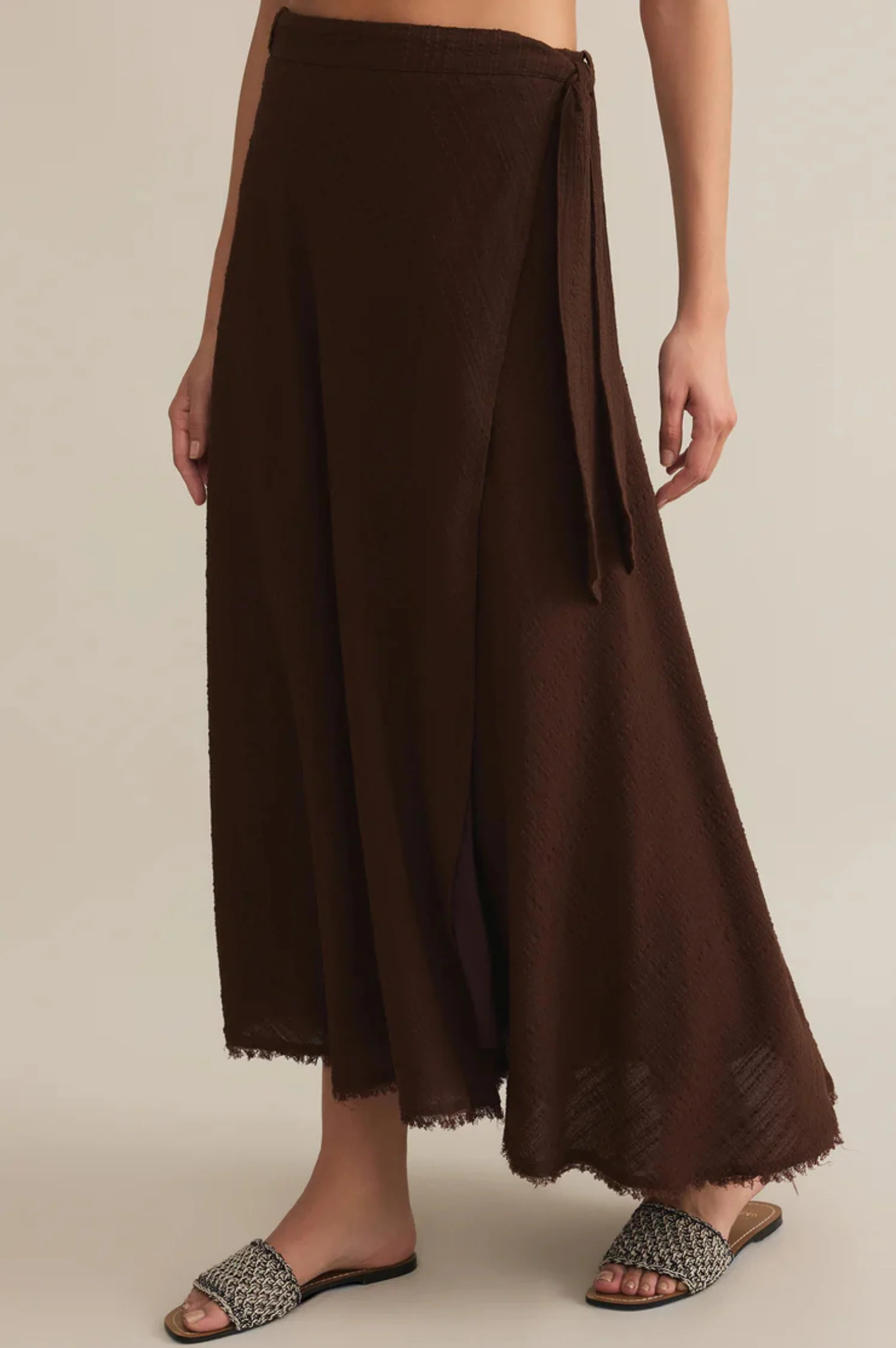 Salerno Wrap Midi Skirt - Intensery