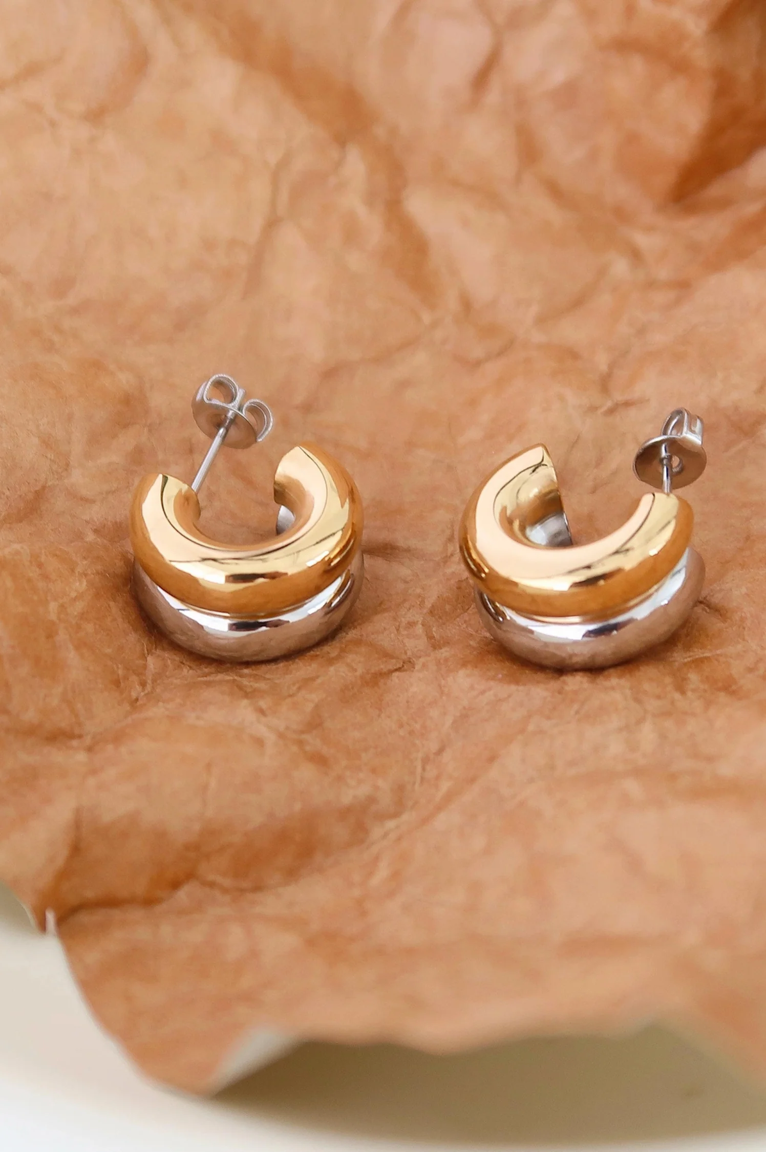 Emma Double Hoop Earring - Intensery