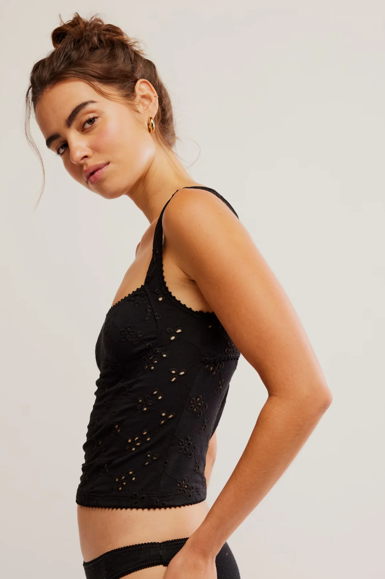 Full Bloom Eyelet Cami - Intensery