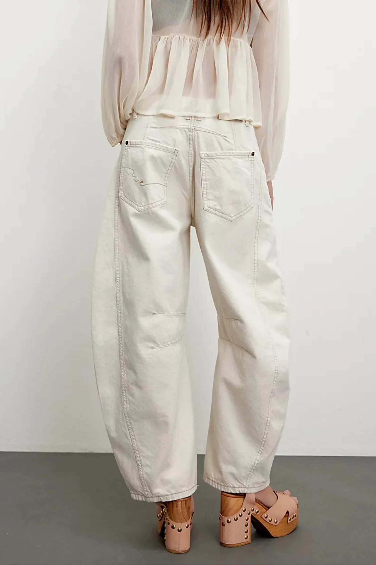 Good Luck Mid-Rise Barrel Jeans - Intensery