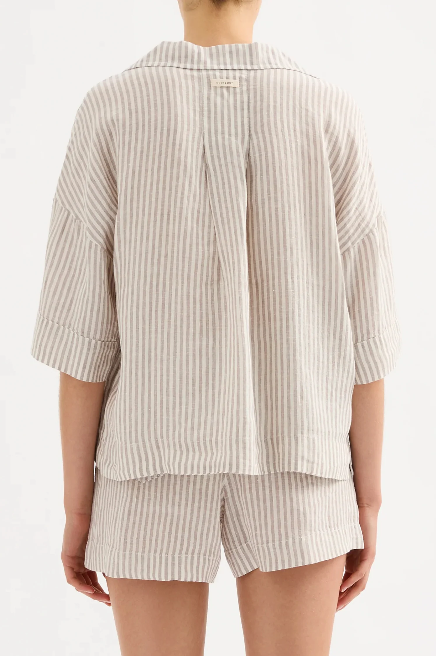 Lounge Stripe Linen Shirt - Intensery